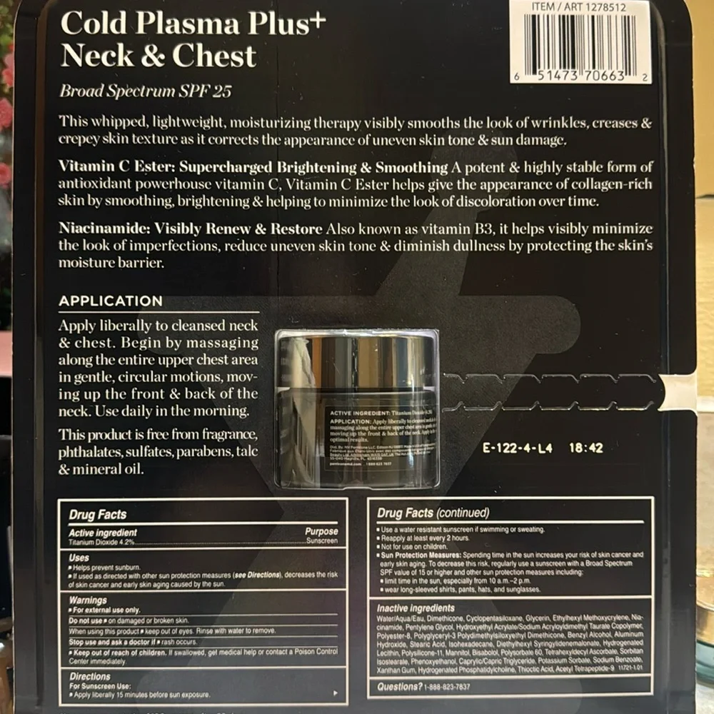 Periscope MD, Cold Plasma Plus+ Neck & Chest Broad Spectrum SPF 25, 1oz / 30ml